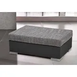Collection AB Hocker John 100 x 40 x 70 cm Schwarz/Grau
