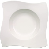 Villeroy & Boch Pastateller, 28 cm, Premium Porzellan, Weiß