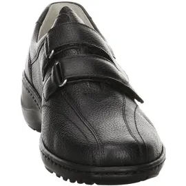 WALDLÄUFER Damen Halbschuhe schwarz, Leder, Weite K, 1332141/4.5 - Schwarz