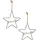 Creativ deco Dekohänger CREATIV DECO "Weihnachtsdeko", gold (goldfarben), B:30cm H:33cm T:0,5cm, Metall, Dekohänger, mit Glitzerschriftzug