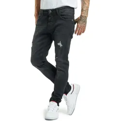 2Y Premium Boran Slim Fit Jeans schwarz - 