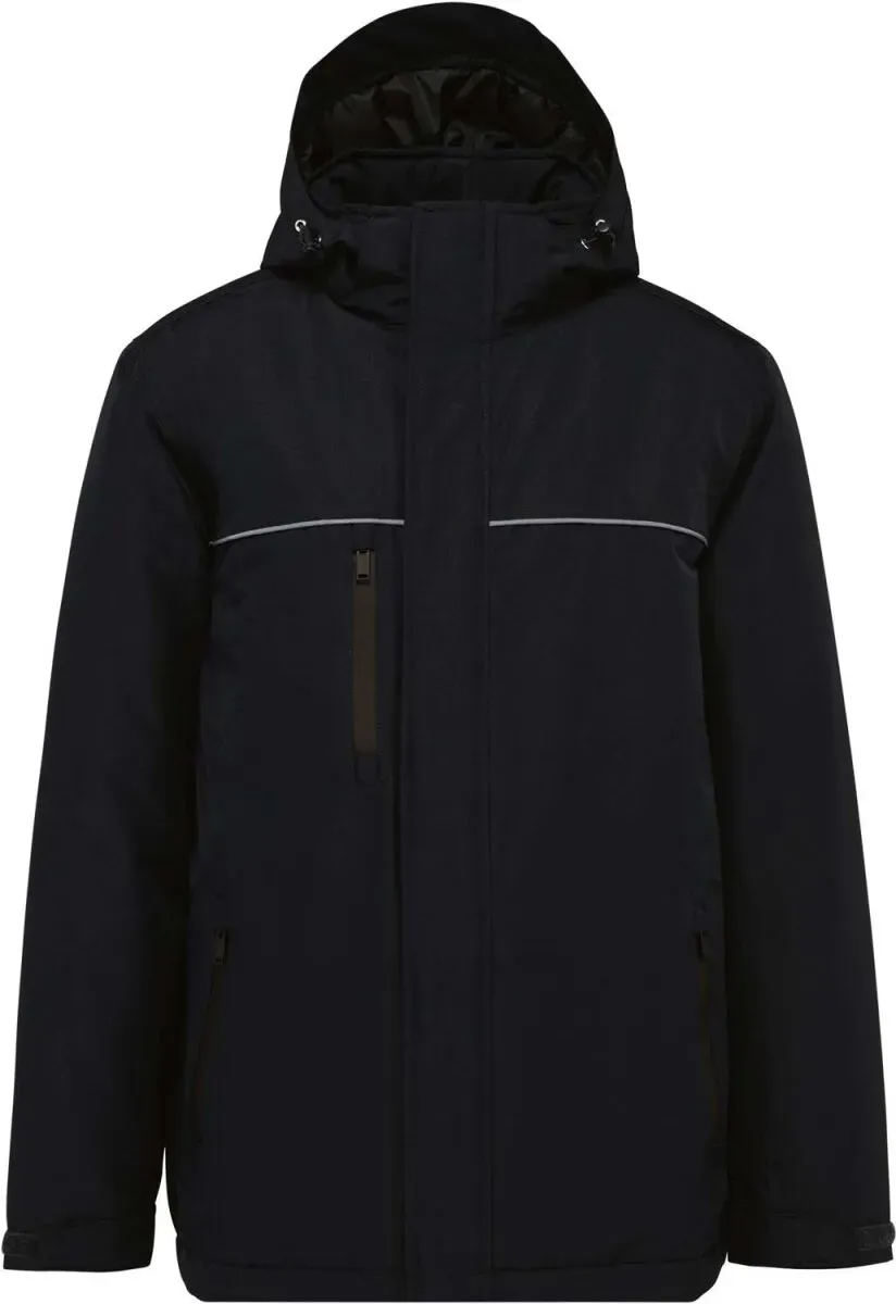 Kariban Workwear Herren Workwear Parka Regen-Jacke WK650 black XXL