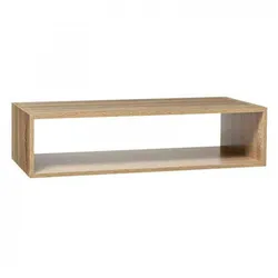 WellHome - Rechteckiges Regal Mix Natur 69x32x17cm