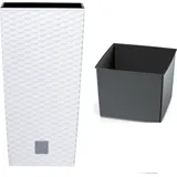 Prosperplast Rato Square 20 x 20 x 37,6 cm weiß