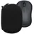 kwmobile Hülle für Logitech M220 Silent / M235 / M185 / acer OMR266 Hülle - Mouse Case - Neopren Tasche - Schutzhülle für PC Maus - Transporttasche Zubehör - Schwarz