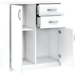 Mein-Regal Sideboard STEN Weiß aus Holz mit 2 Türen