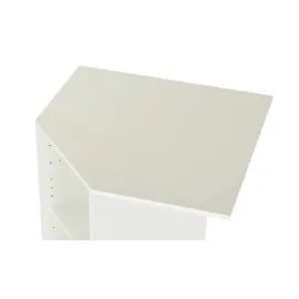 WIMEX Eckregal 66 x 40 x 98 cm Weiß