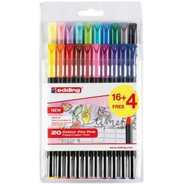 edding 1200 Colour Pens Fine 20er Set