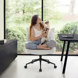 IWMH Intimate WM Heart Drehstuhl Stoff Weiß