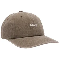 Obey  Schirmmütze Pigment lowercase 6 panel stra  in Grün, Einheitsgrösse