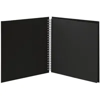 RÖSSLER Fotoalbum Whire-O 60 Seiten 290x290mm schwarz/schwarz