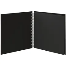 RÖSSLER Fotoalbum Whire-O 60 Seiten 290x290mm schwarz/schwarz