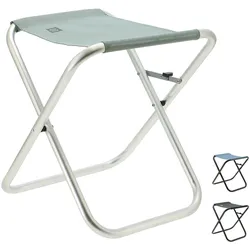 TRAVELLIFE Mini Falthocker Como Campinghocker Angel Hocker Faltbar Alu 100 kg Farbe: Gentle green