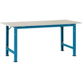Manuflex Packtisch Melamin 2000 x 800 mm Brillantblau
