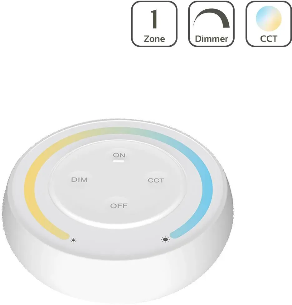 MiBoxer CCT Wandschalter / Fernbedienung Dimmen Schalten S1 - Farbe: weiß