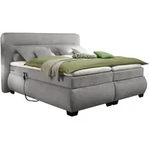 ed-lifestyle polstermöbel Evolution Boxspringbett, mit Motor 180x200cm elektrisch Doppelbett Schlamm, Ausführung:Variante 3
