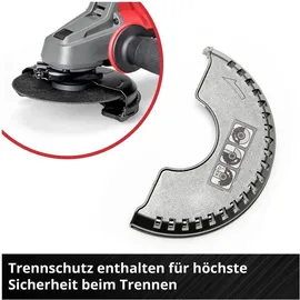 Einhell 4431140+4540011 Akku-Winkelschleifer 125 mm ohne Akku, ohne Ladegerät, inkl. E-Case