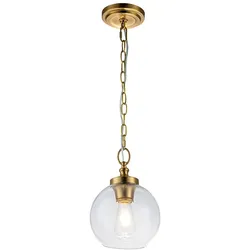 Tabby 1-flammige Mini-Pendelleuchte - brüniertes Messing - FE-TABBY-P-S-BB