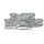 WAGO 2002-2941 Doppelstock-Durchgangsklemme 5.20mm Push-In-Klemme Grau 50St.