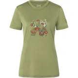 super.natural Flower Field Bio J T-Shirt Khaki L