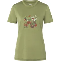 super.natural Flower Field Bio J T-Shirt Khaki L