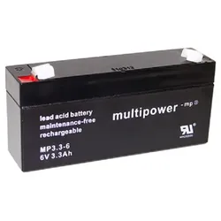 Multipower Blei-Akku MP3,3-6 Pb 6V / 3,3Ah
