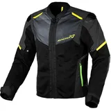 Macna Orcano 2.0 Night Eye Textiljacke Schwarz/Gelb L