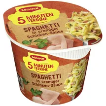 MAGGI 5 Minuten Terrine Spaghetti in Schinkensauce