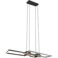 Trio LEUCHTEN LED Pendelleuchte "ALBANY, LED Hängelampe Wohnzimmer mit