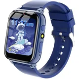 Kesasohe Kinder Smartwatch, Smartwatch Kinder mit 26 Spiel Hörbuch 13 Gewohnheit Schrittzähler Musik Kamera Wecker Taschenlampen, Kinder Uhr für 3-12 Jahre Jungen Mädchen Kinder Geschenk Student