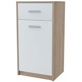 OEM Bodo 75 x 40 x 35 cm Weiß / Sonoma Eiche