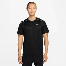 Nike Herren Miler Dri-Fit UV Shortsleeve schwarz