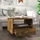 furnicato Couchtisch Räuchereiche Massivholz 55 x 55 x 40 cm