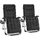 Tectake Sonnenliege Cloud 2er Set 0 x 0 x 0 cm Schwarz