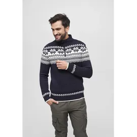 Brandit Textil Troyer Norweger Blau 2XL