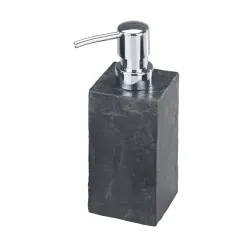 WENKO Slate Rock Seifenspender, 250 ml 17921100 , Farbe: anthrazit