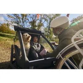 Croozer Kid Yuuna Kinderanhänger schwarz 2025