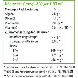 NORSAN Omega-3 Vegan 100 ml