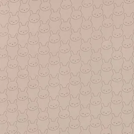 Träumeland Babybettwäsche "Jersey Kuschelhase", beige, B/L: 80cm x 80cm, 1 Stk., 1 Stk., Jersey, B/L: 40cm x 35cm, 2 Stk., Jersey, Obermaterial: 100% Baumwolle, Bettwäsche, mit Allover-Print