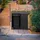ML-Design Mülltonnenbox 2er 132 x 80 x 124 cm braun