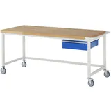 Rau Fahrbare Werkbank 8001, B2000xT900xH880mm, 1x Schublade-TA