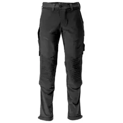 22179-652 Hose mit Knietaschen, schwarz, 90C52