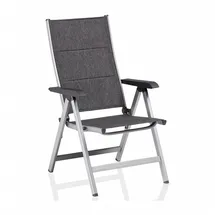 Kettler BasicPlus Multipositionssessel 61 x 68 x 109 cm silber/anthrazit klappbar
