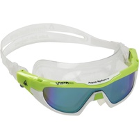 Aqua Sphere Vista Pro Schwimmen Maske/Brille Hellgrün & Weiß - Grünes Titan-Glas
