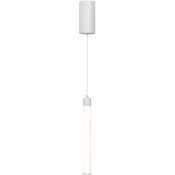 Pendellampe Pendelleuchte Hängelampe Hängeleuchte Höhe anpassbar weiß matt LED