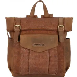 Greenland Nature Nature Rucksack Leder 38 cm Laptopfach cork