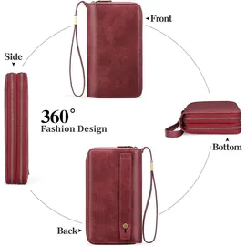 luxuskollektion GAEKEAO Geldbörse Damen schwarz