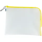 Herma Reißverschlussbeutel DIN A4 überbreit transparent/gelb,