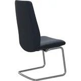 Stressless Stressless® Polsterstuhl »Laurel«, Leder PALOMA, High Back, Größe L, mit Beinen aus Stahl in Schwarz matt, blau