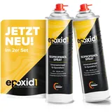 epoxid1 Isopropanol Spray | Isopropylalkohol 99,9% | Reinigungsalkohol | Ideal für Epoxidharz, Oberflächen & als Klebereste Entferner (2er Pack)